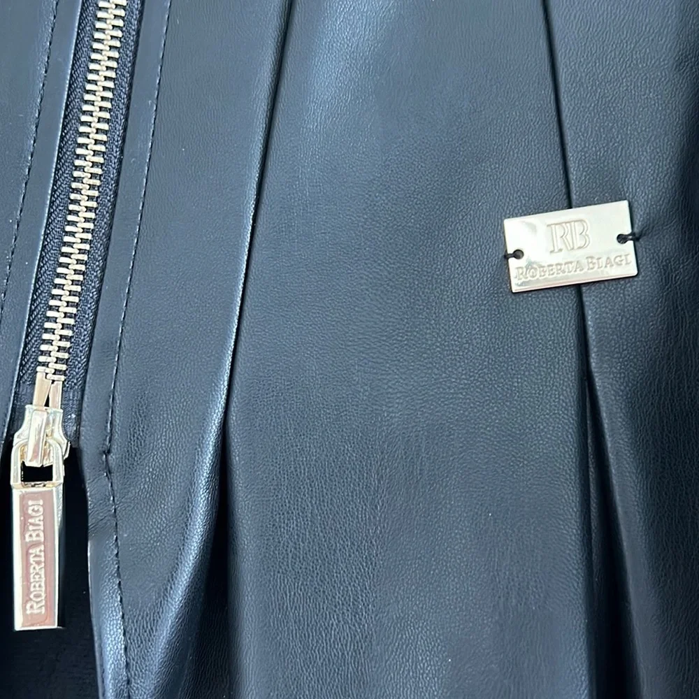 Roberta Biagi Original Faux Leather Jacket S - Picture 2 of 8